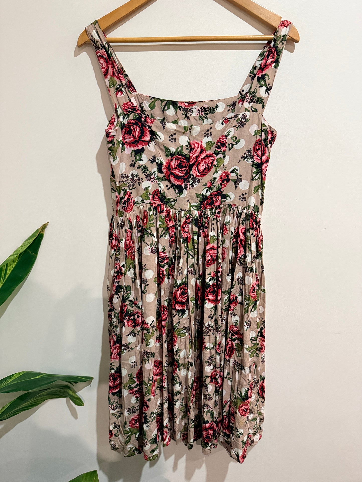 Jules Bly (NZ Made) Floral Sundress Size 10