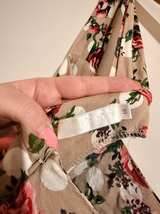 Jules Bly (NZ Made) Floral Sundress Size 10