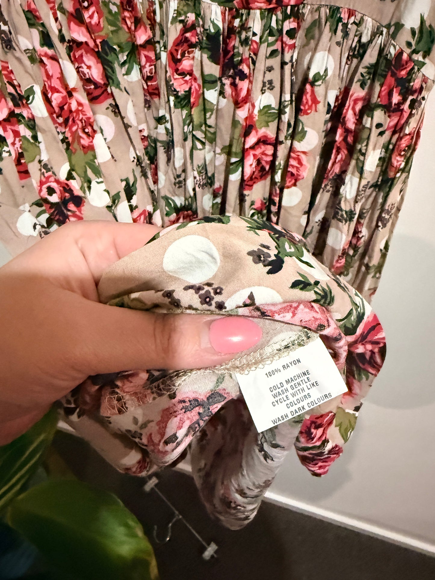 Jules Bly (NZ Made) Floral Sundress Size 10