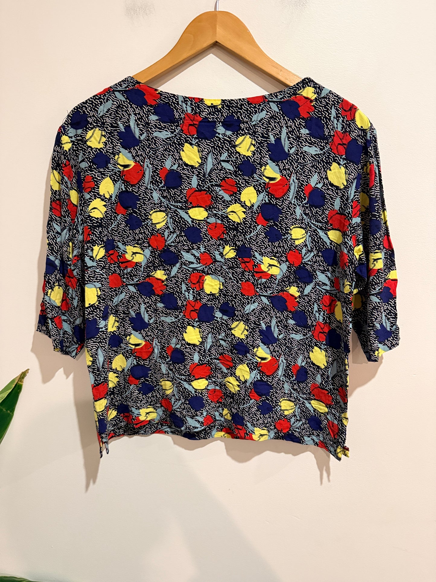 Sylvester (NZ Made) Floral Print Top Size S