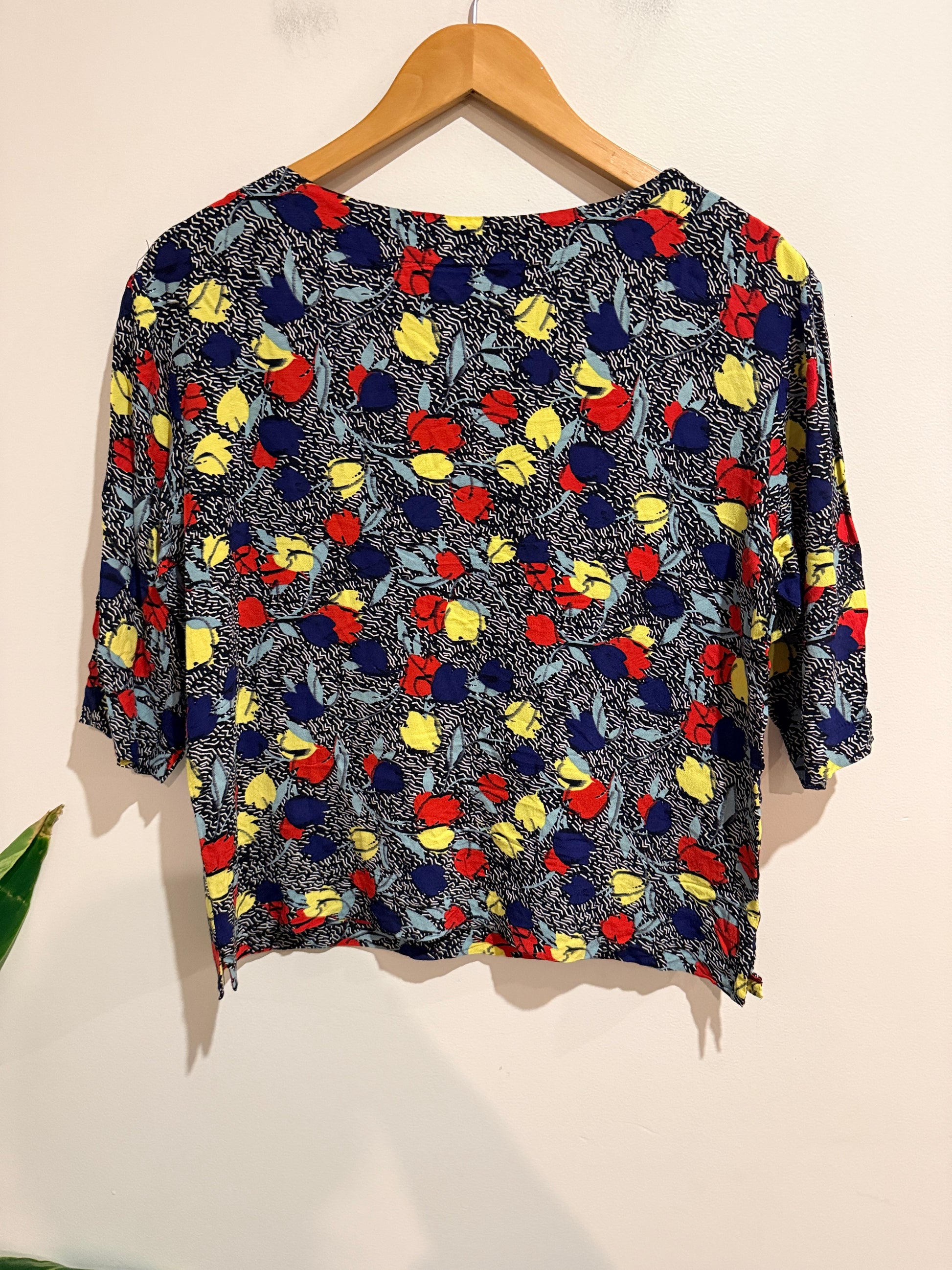Sylvester (NZ Made) Floral Print Top Size S
