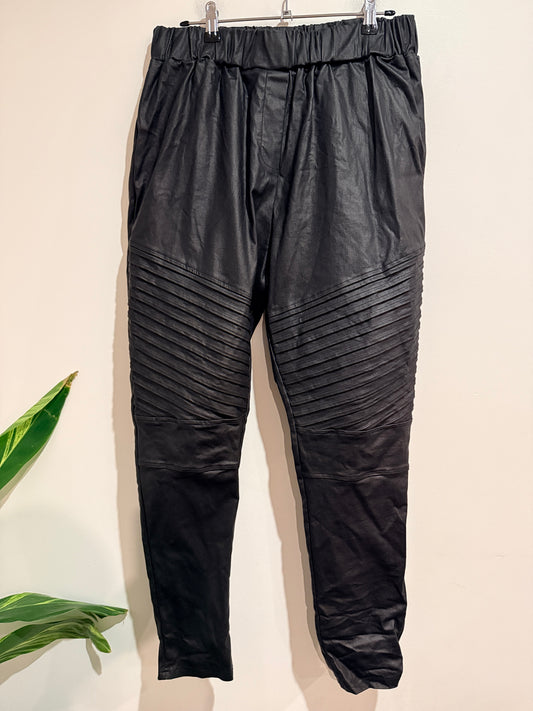 Stella Royal Faux Leather Leggings Size 13
