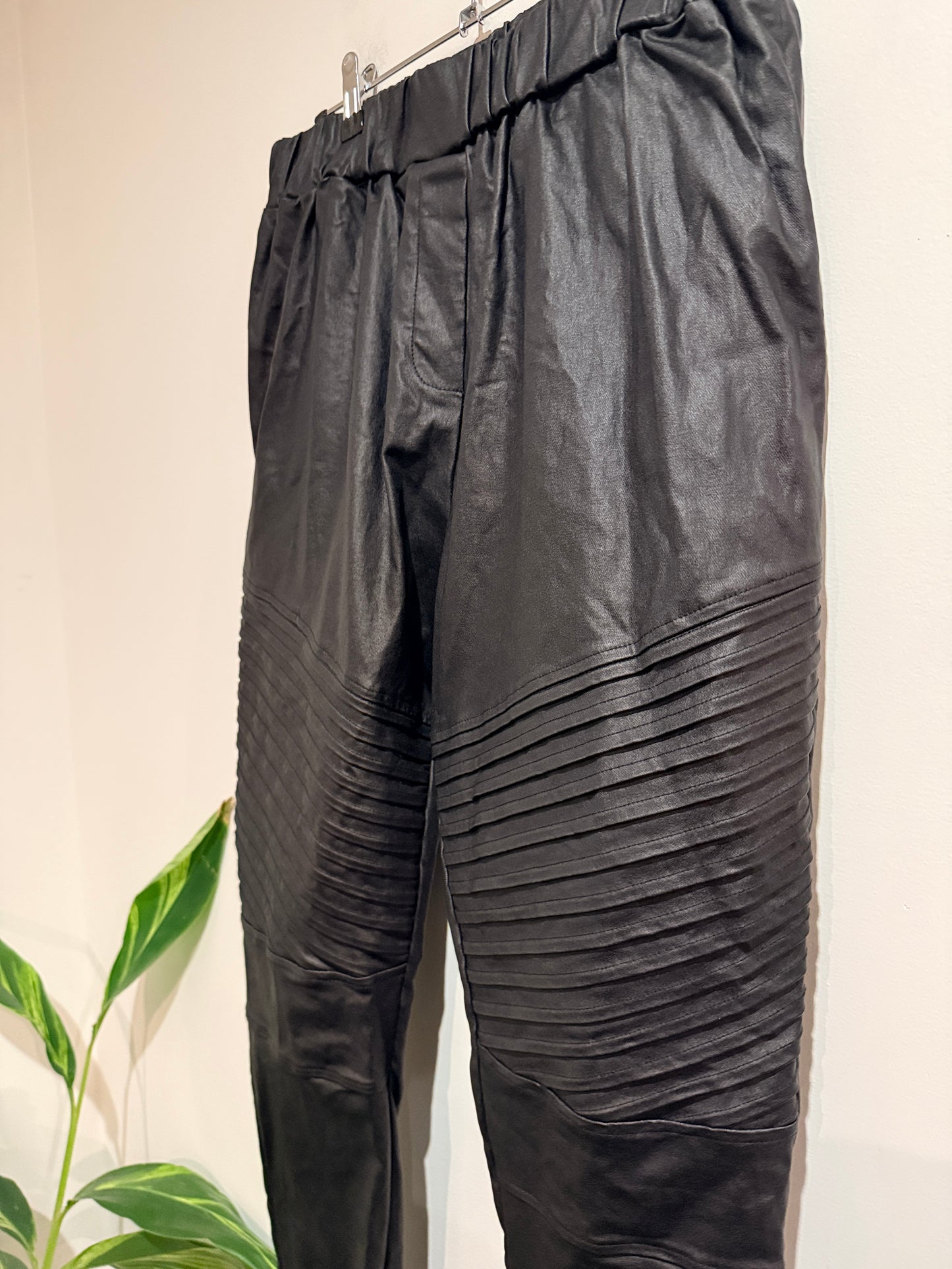 Stella Royal Faux Leather Leggings Size 13