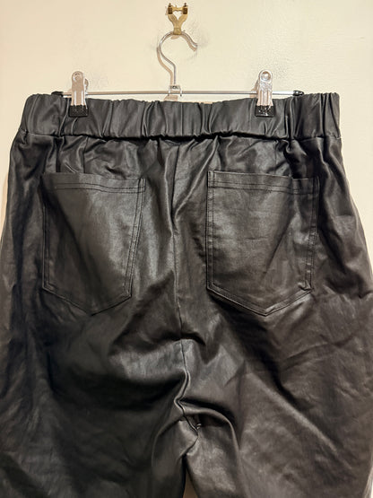 Stella Royal Faux Leather Leggings Size 13