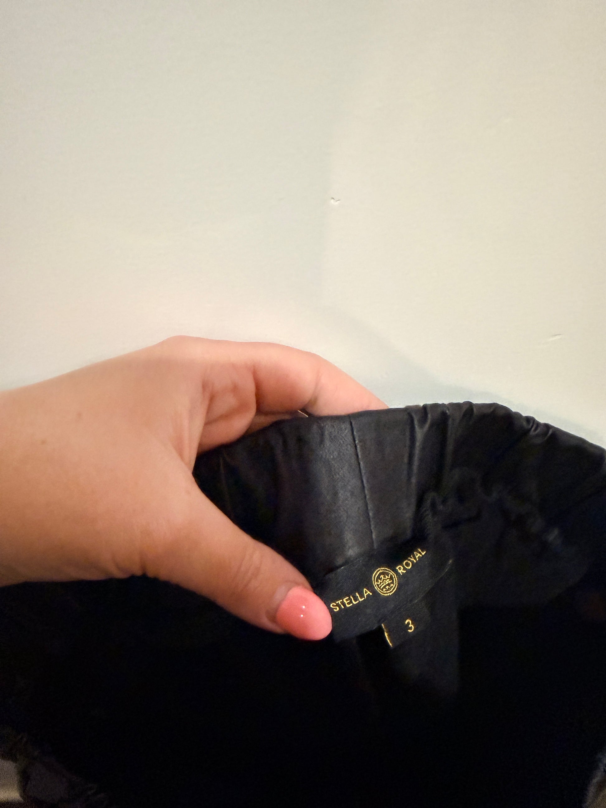 Stella Royal Faux Leather Leggings Size 13