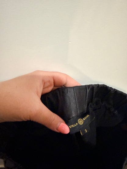 Stella Royal Faux Leather Leggings Size 13