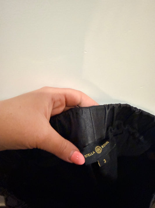 Stella Royal Faux Leather Leggings Size 13