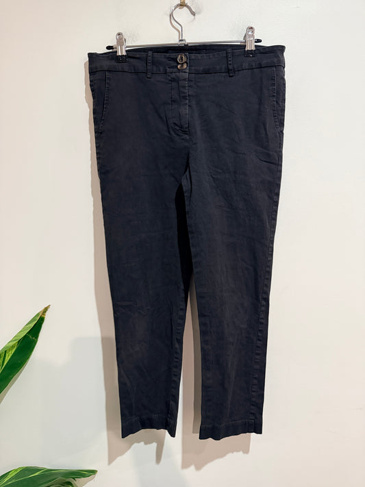 Cooper Ankle-length Chino Trousers Size 10