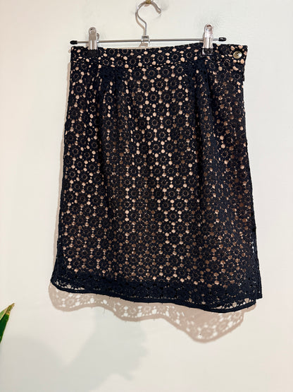 Sylvester (NZ Made) Lace Pencil Skirt Size S