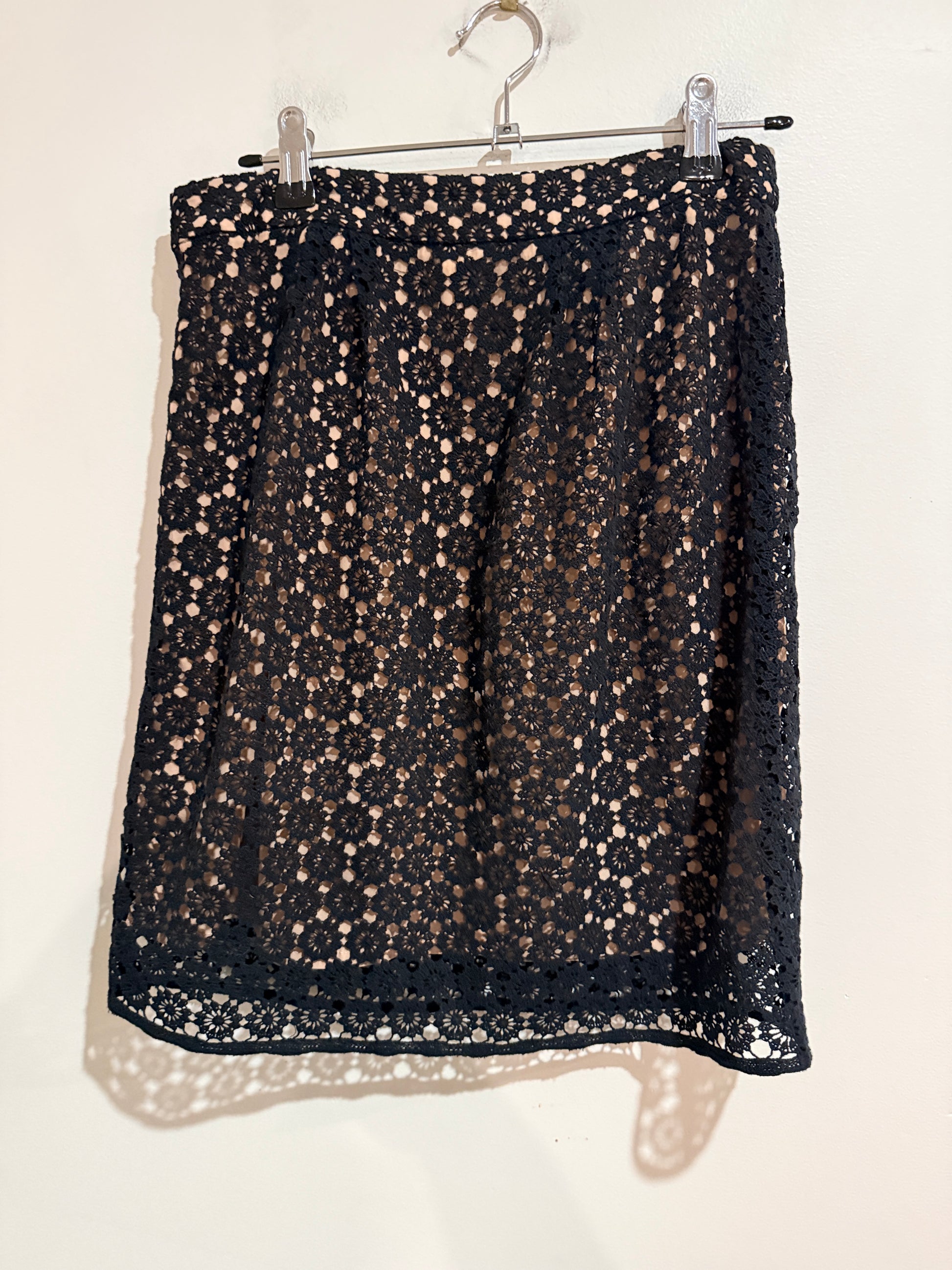 Sylvester (NZ Made) Lace Pencil Skirt Size S