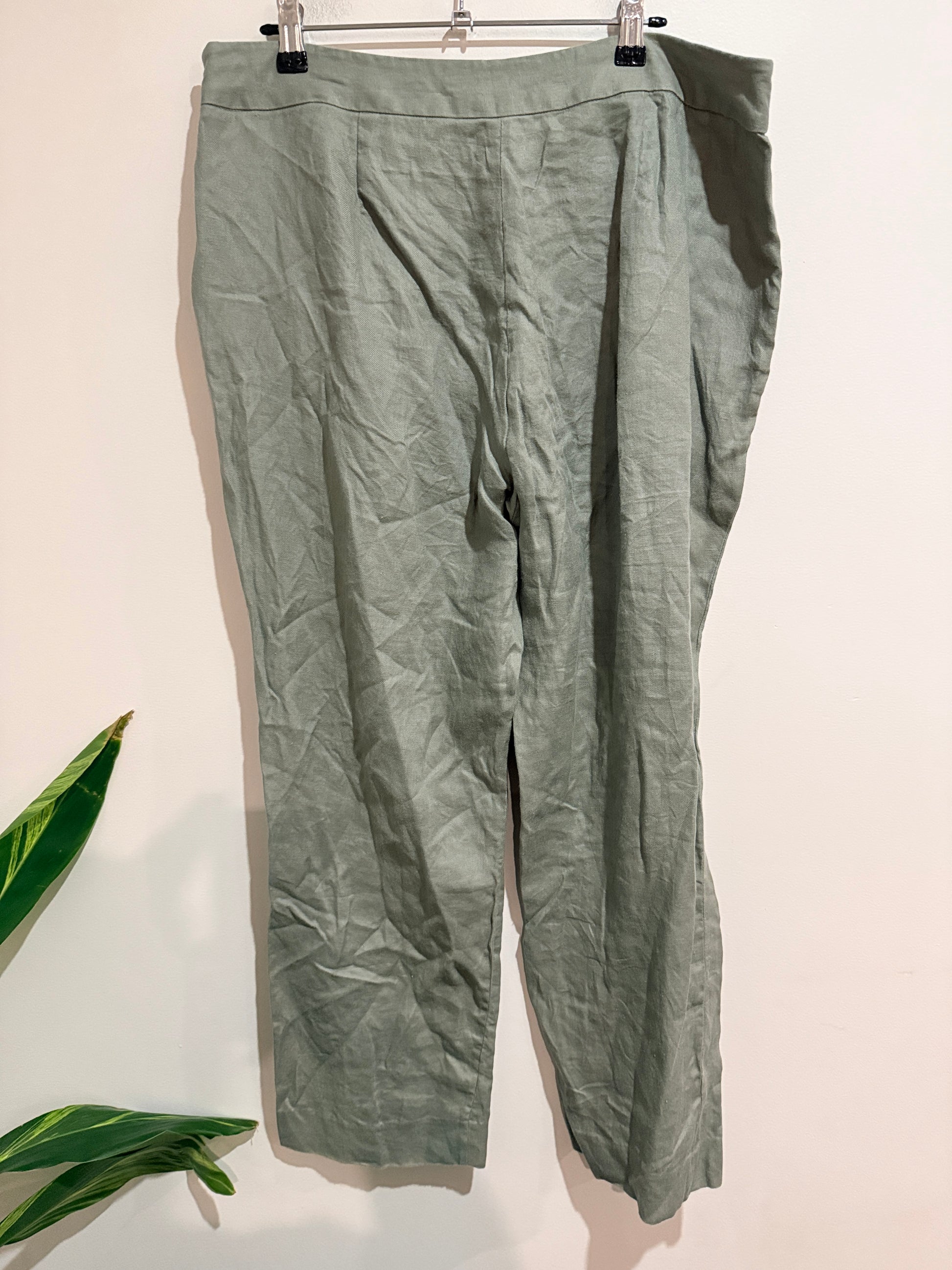 Trenery Linen Trousers Size 14