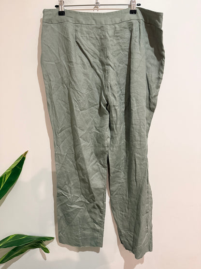 Trenery Linen Trousers Size 14