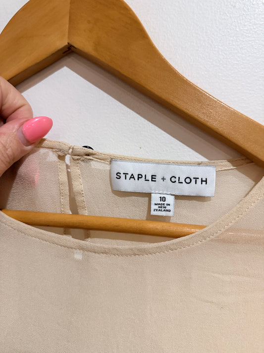 Staple + Cloth (NZ Made) Layered Top Size 10