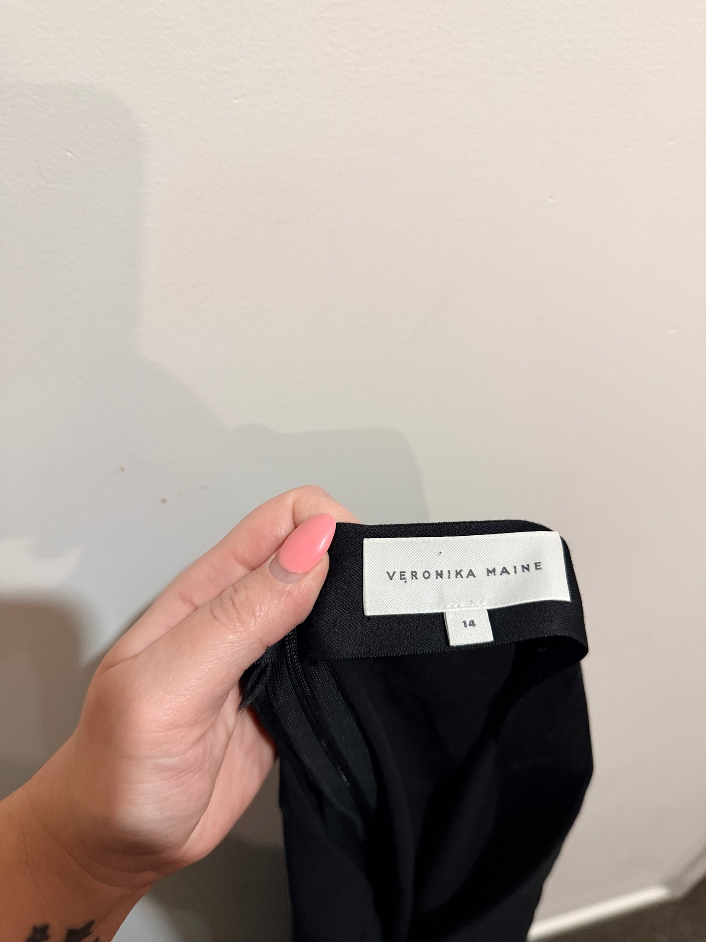 Veronika Maine Midi A-line Skirt Size 14