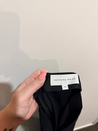 Veronika Maine Midi A-line Skirt Size 14