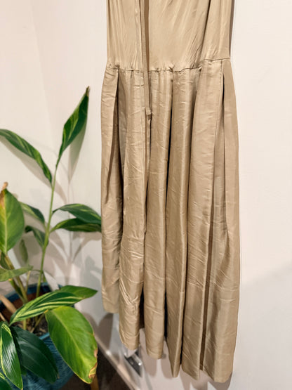 Scanlan & Theodore Boat Neck Midi Dress Size 8