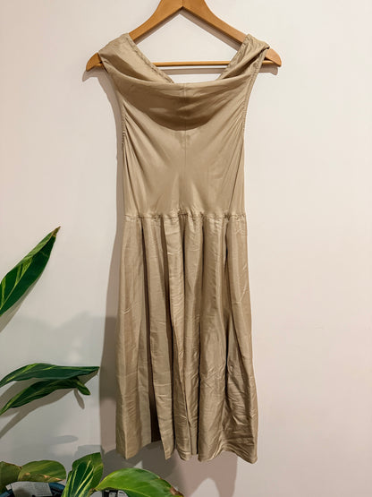 Scanlan & Theodore Boat Neck Midi Dress Size 8