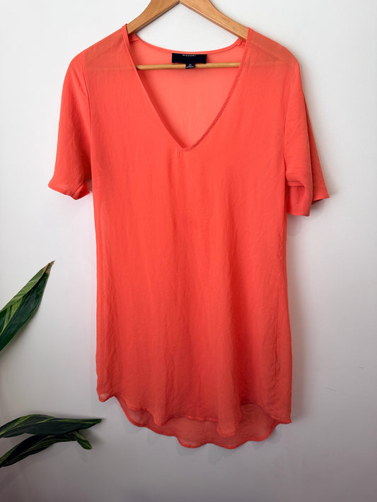 Moochi (NZ Made) Sheer T-shirt Size 10