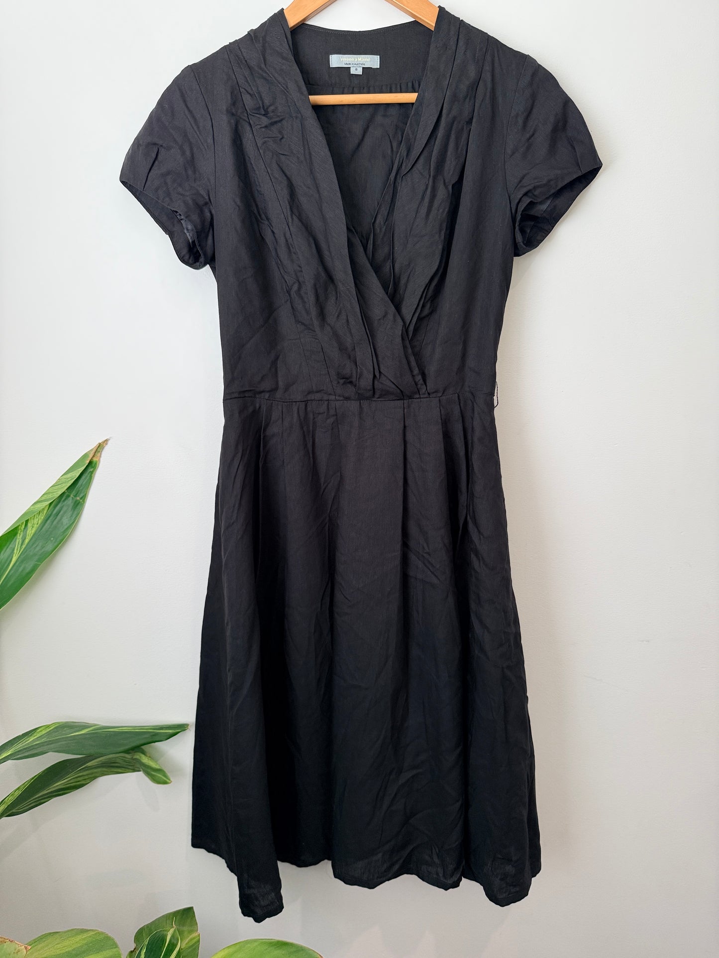 Veronika Maine Wrap Dress Size 8