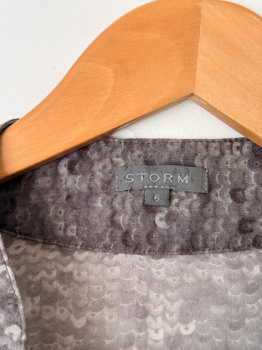 Storm (NZ Made) Silk Dress Size 6