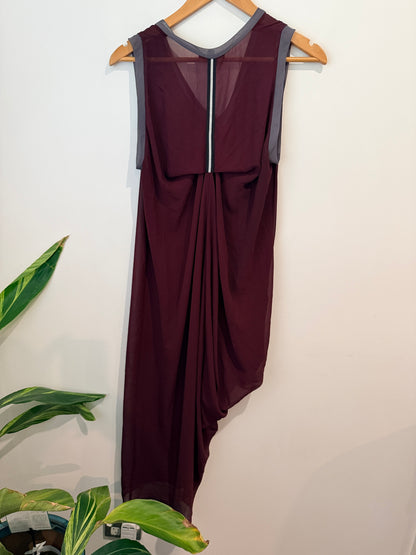 Nicola Waite Sheer Silk Slip Dress Size 1
