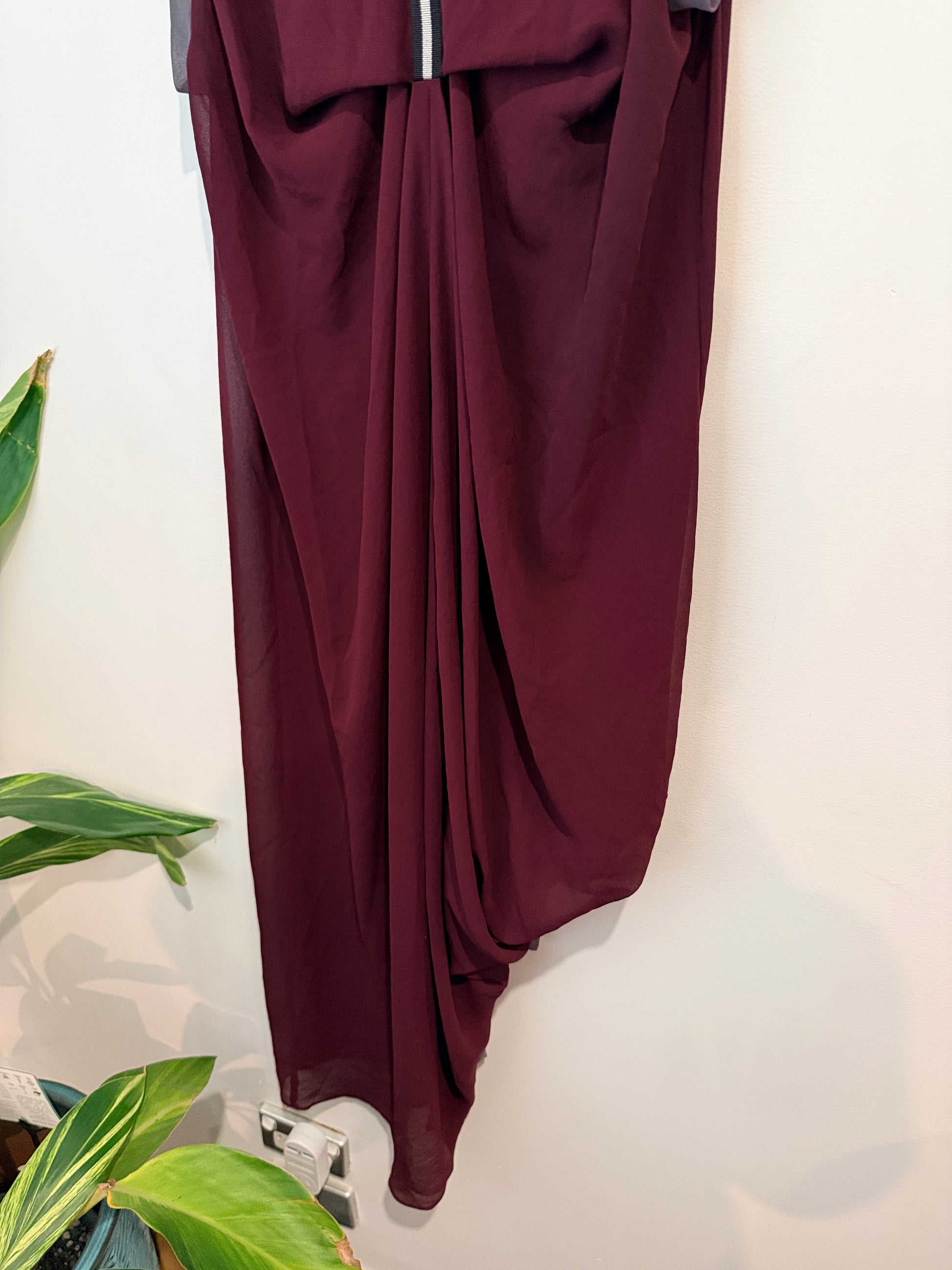 Nicola Waite Sheer Silk Slip Dress Size 1