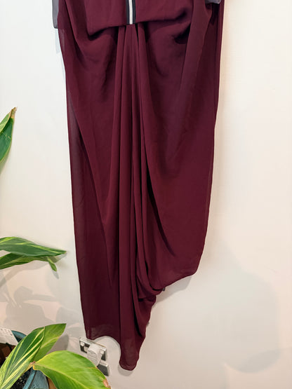 Nicola Waite Sheer Silk Slip Dress Size 1