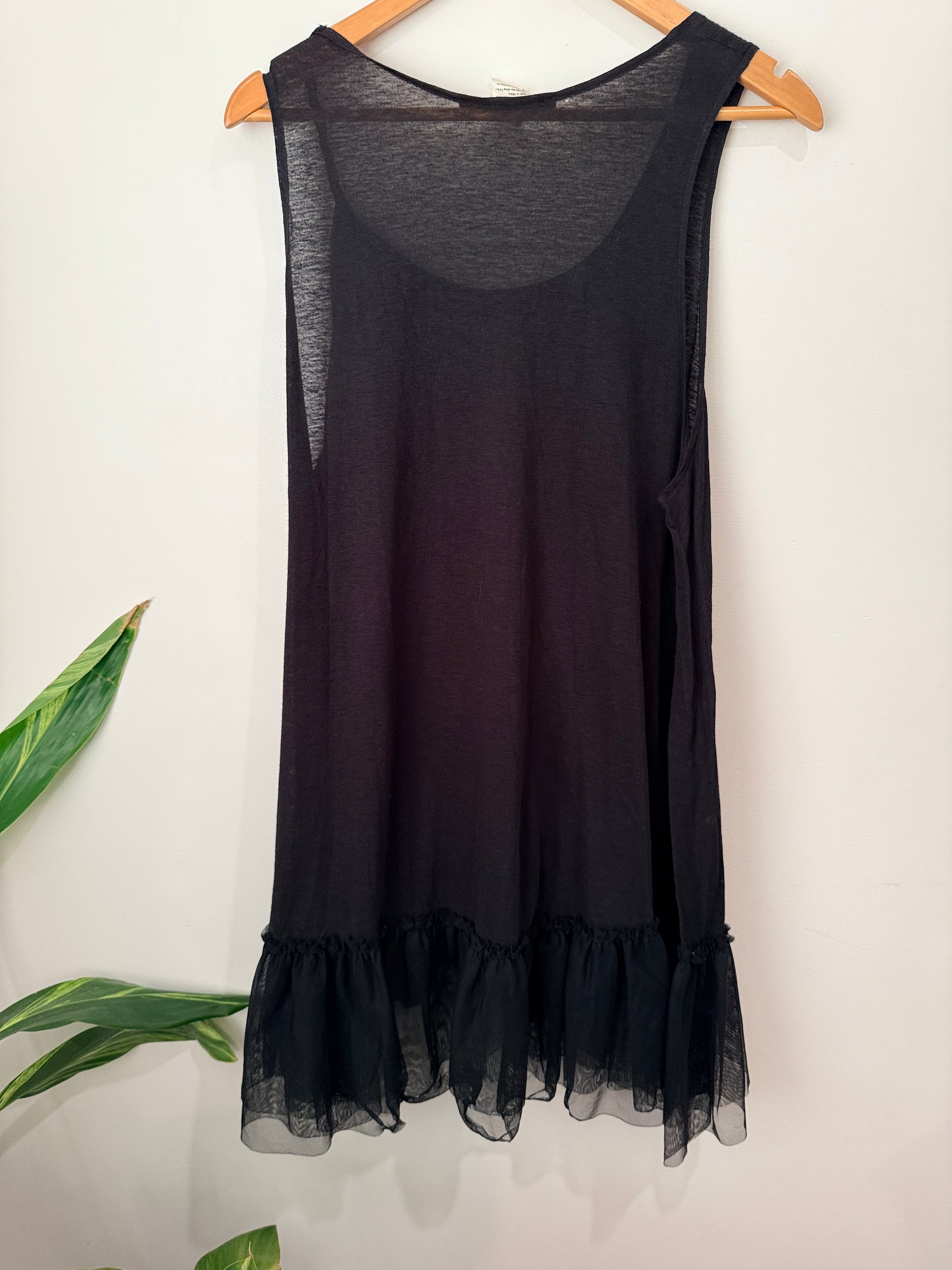 Ksubi Ruffled Hemline Mini Dress Size L