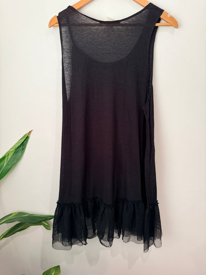 Ksubi Ruffled Hemline Mini Dress Size L