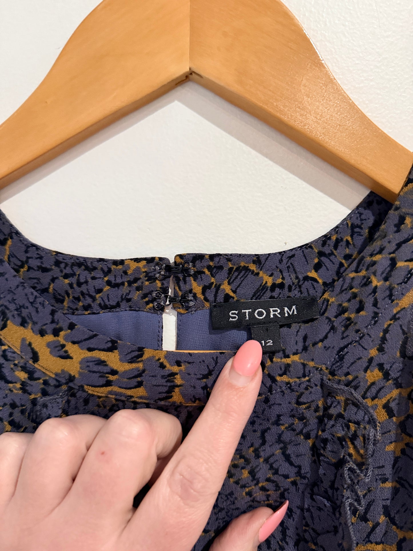 Storm (NZ Made) Mini Dress Size 12