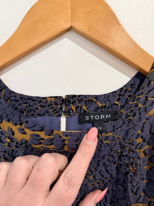 Storm (NZ Made) Mini Dress Size 12