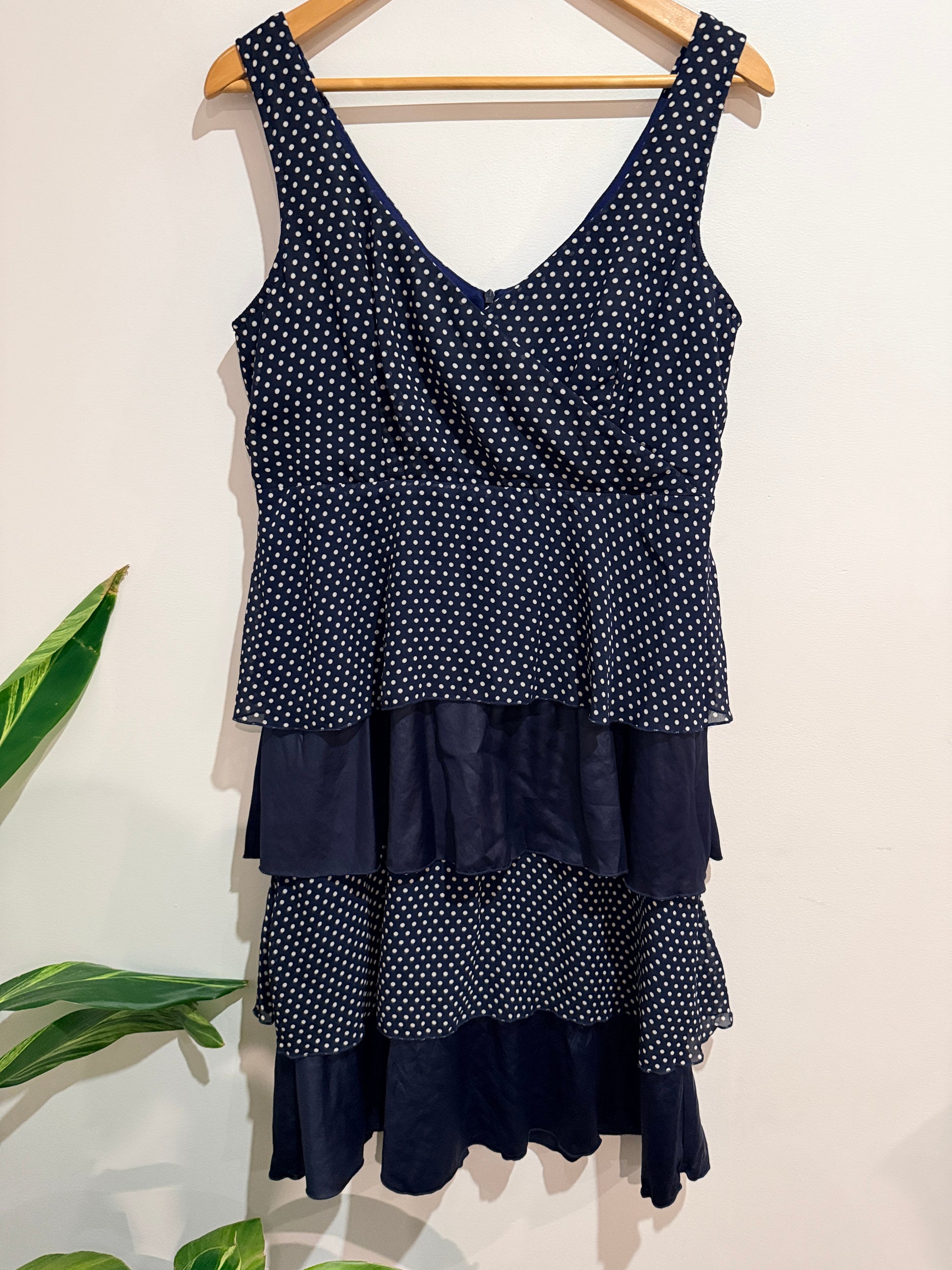 Annah. S Tiered Ruffle Dress Size 14