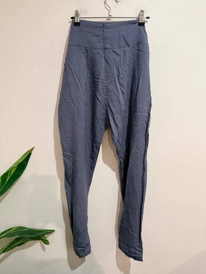 Ketz-kei Ketz-kei Blue High Waist Tie Front Pants - Size 12 Size 12