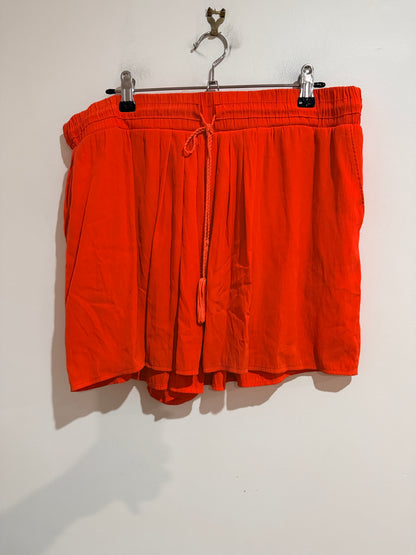 Country Road Country Road Orange Drawstring Mini Skirt - Size 12 Size 12