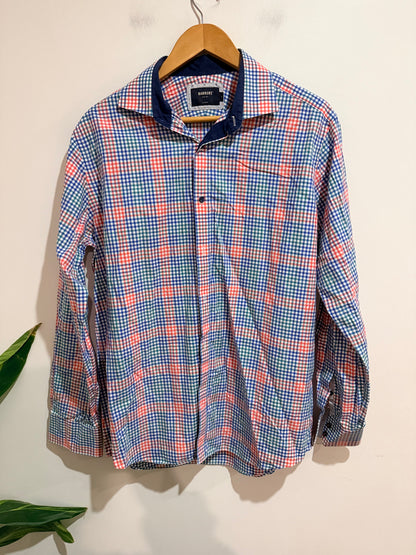 Barkers Barkers Classic Multicolor Check Button-up Shirt - Large Size Large