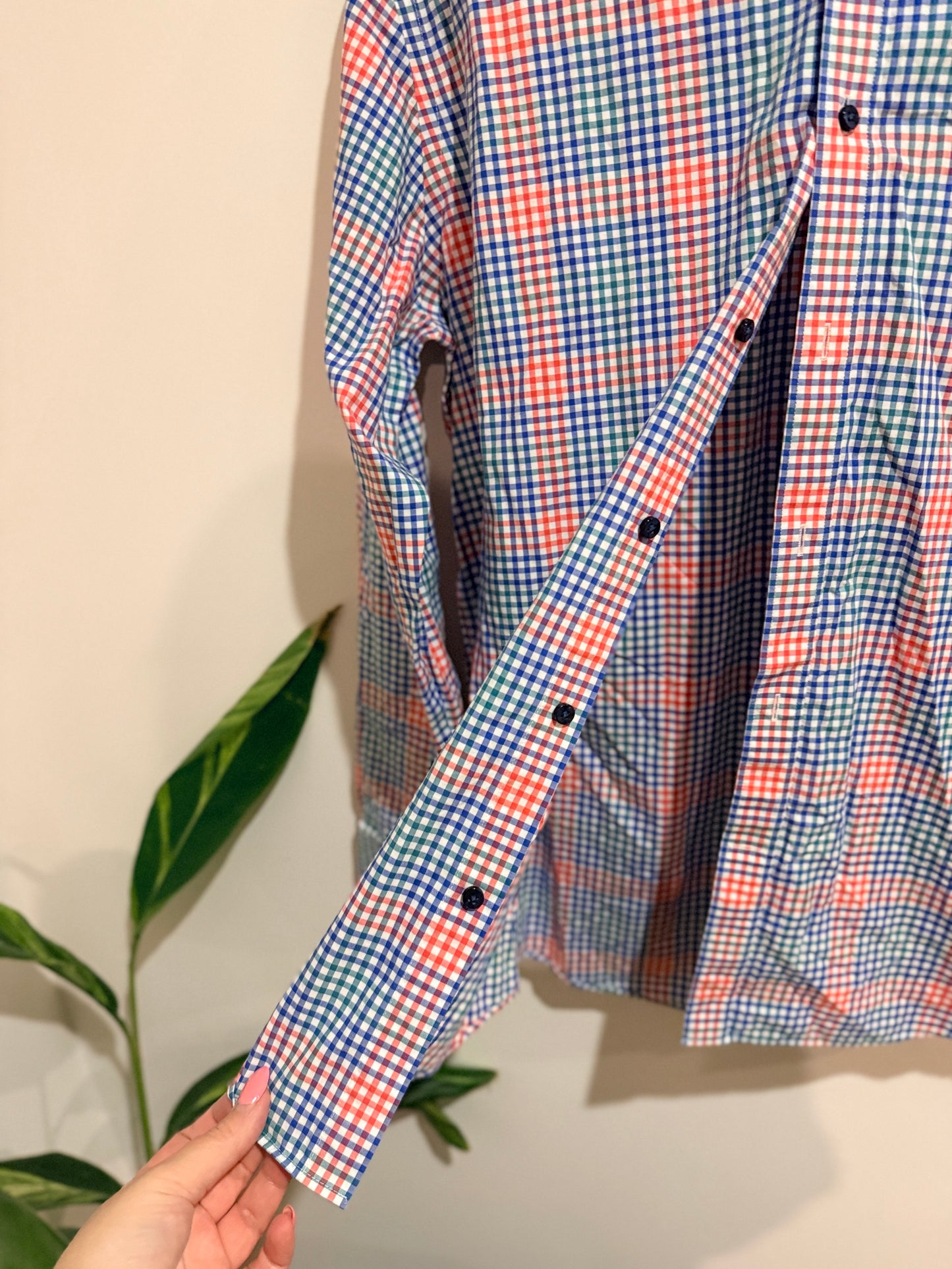 Barkers Barkers Classic Multicolor Check Button-up Shirt - Large Size Large