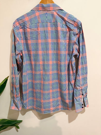 Barkers Barkers Classic Multicolor Check Button-up Shirt - Large Size Large