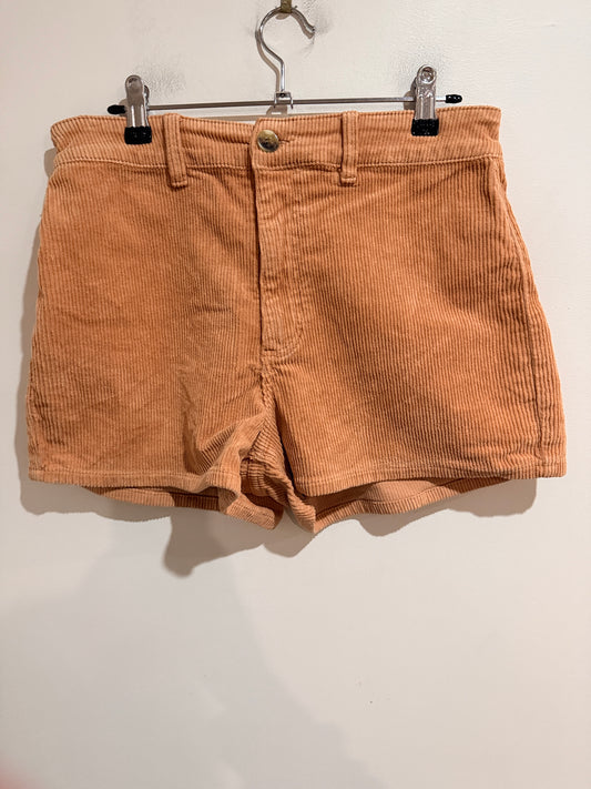 Billabong Corduroy Shorts Peach Size 29 (40cm waist)