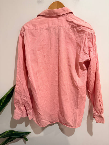 Crane Brothers Oxford Shirt Pink Size 100 U/arm to U/arm 58 cm