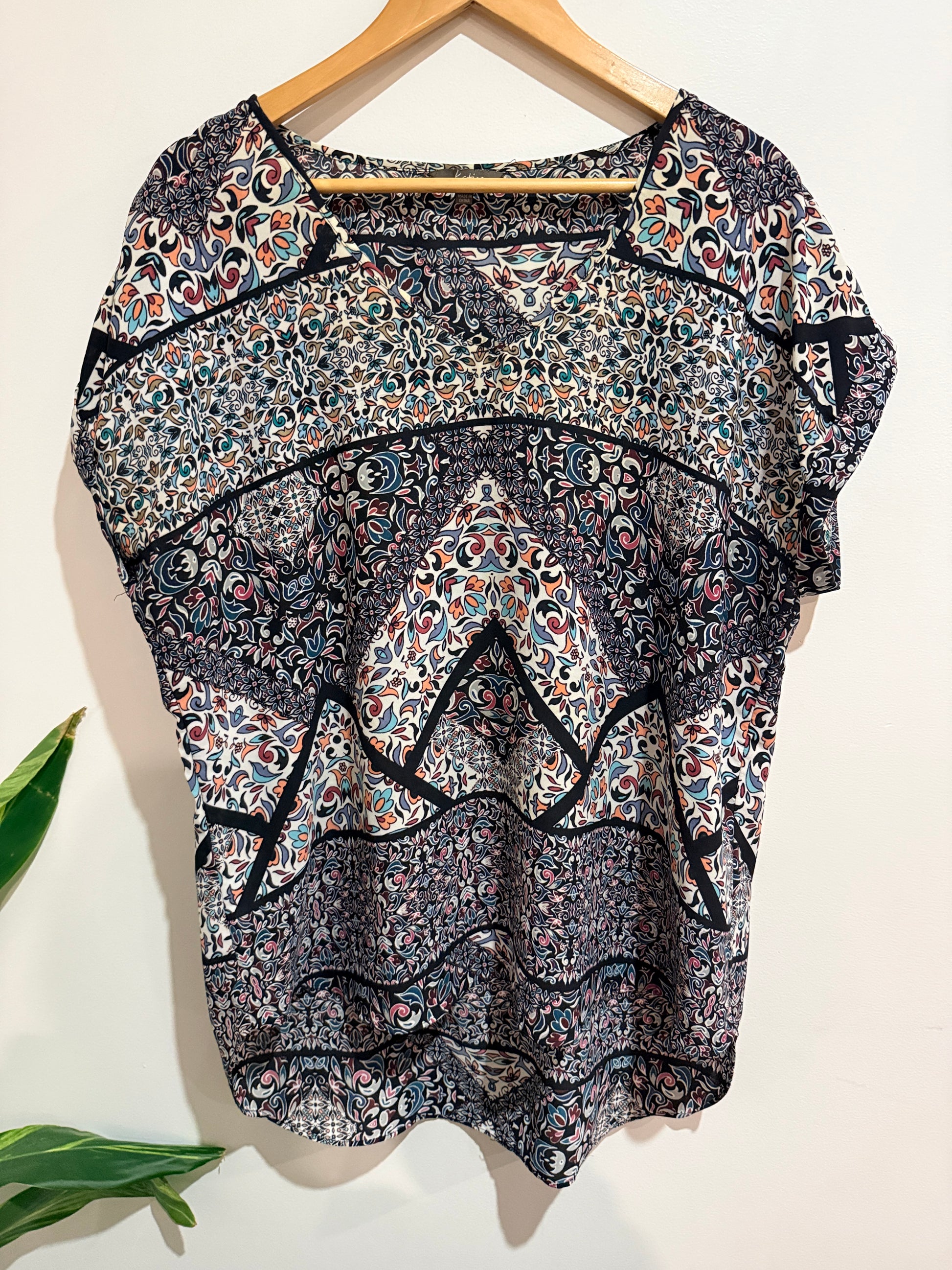 Katies Paisley Print Blouse Size 20