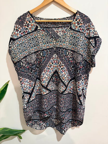 Katies Paisley Print Blouse Size 20