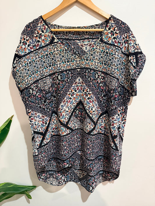 Katies Paisley Print Blouse Size 20