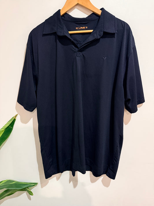 Line 7 Polo Shirt Navy Size XXL