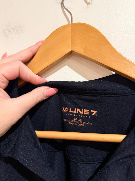 Line 7 Polo Shirt Navy Size XXL