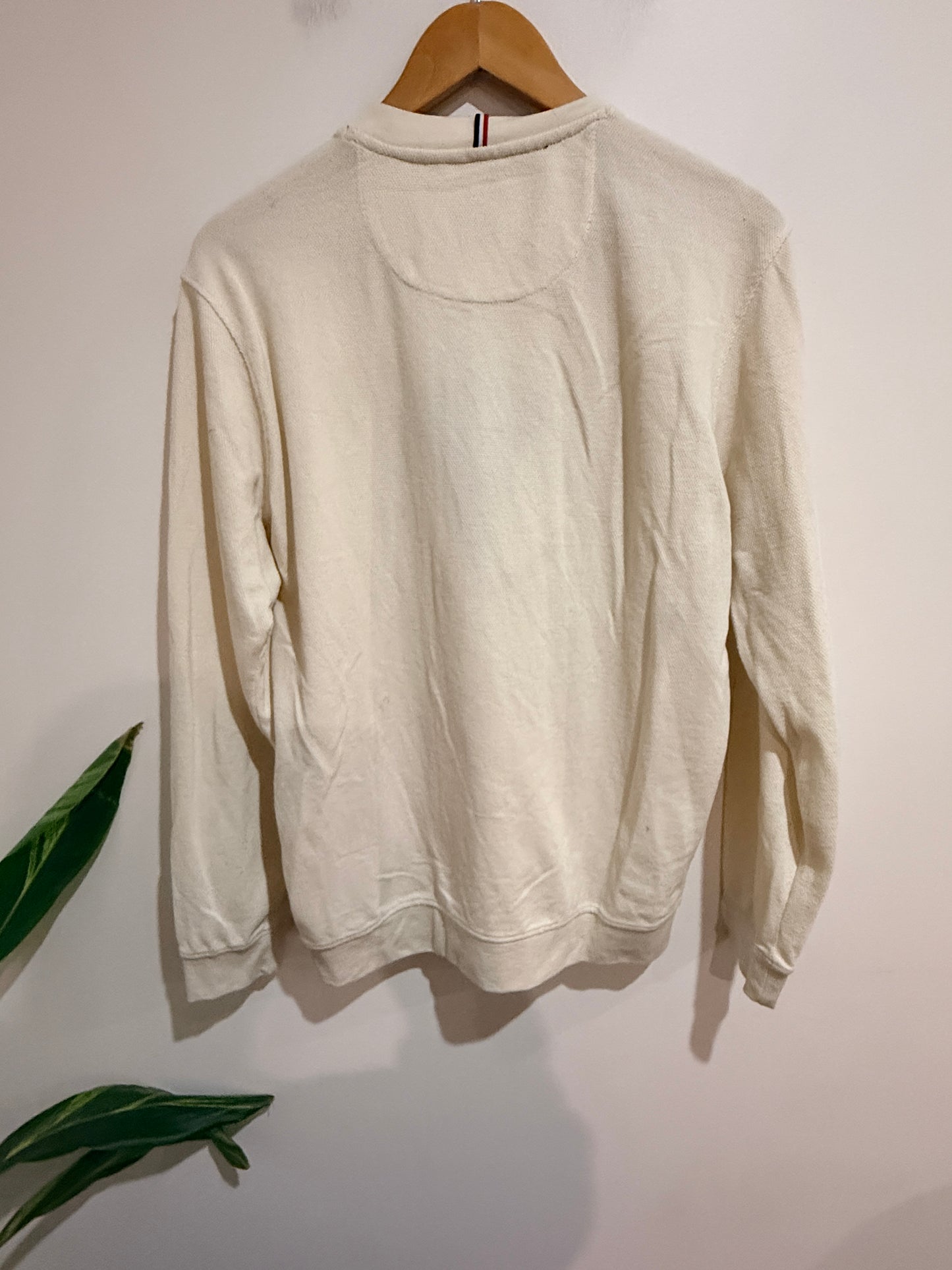 Van Heusen Sport Sport Logo Sweatshirt - Cream Size L