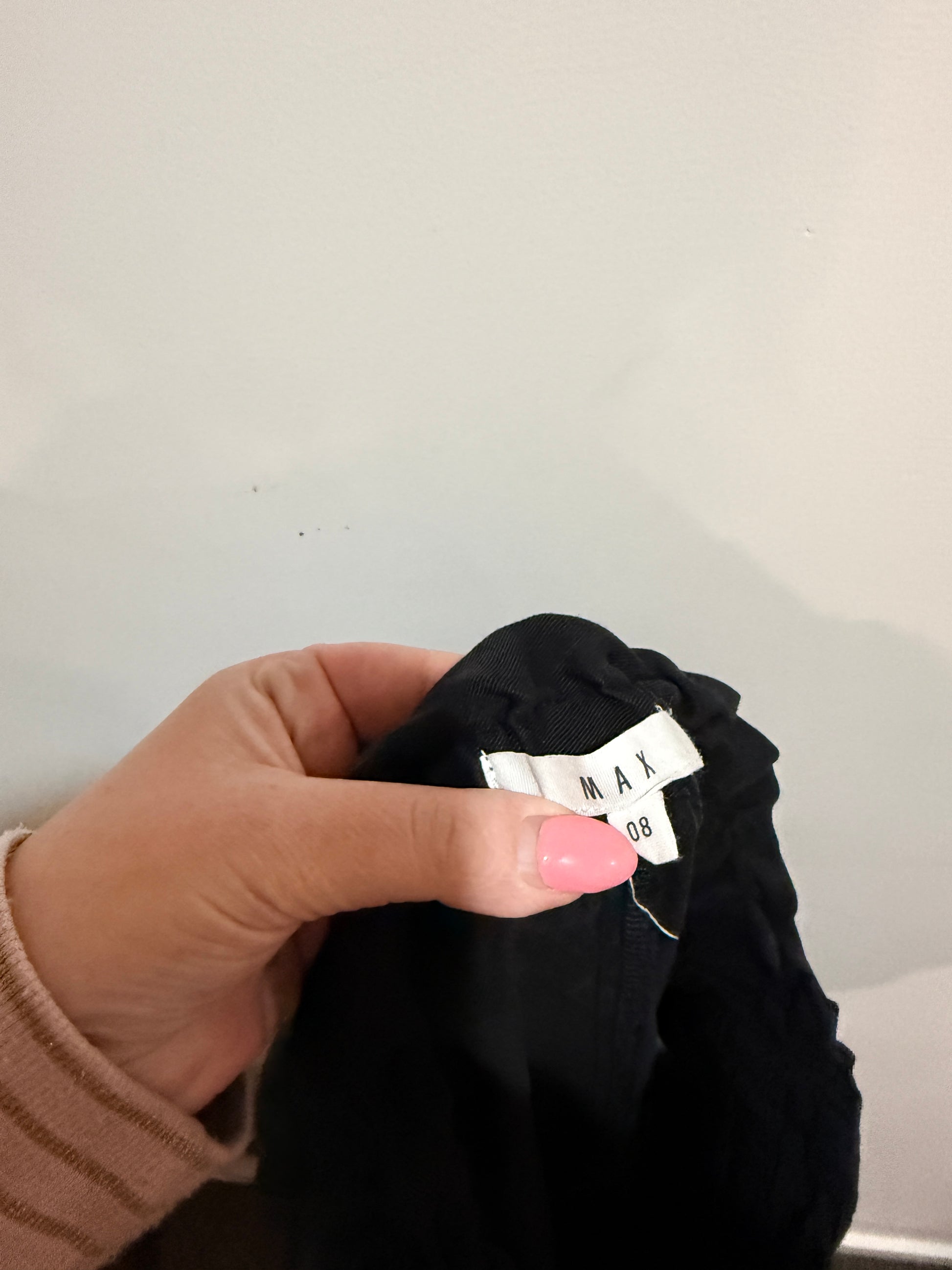 MAX Paperbag Cargo Pants - Black Size 08