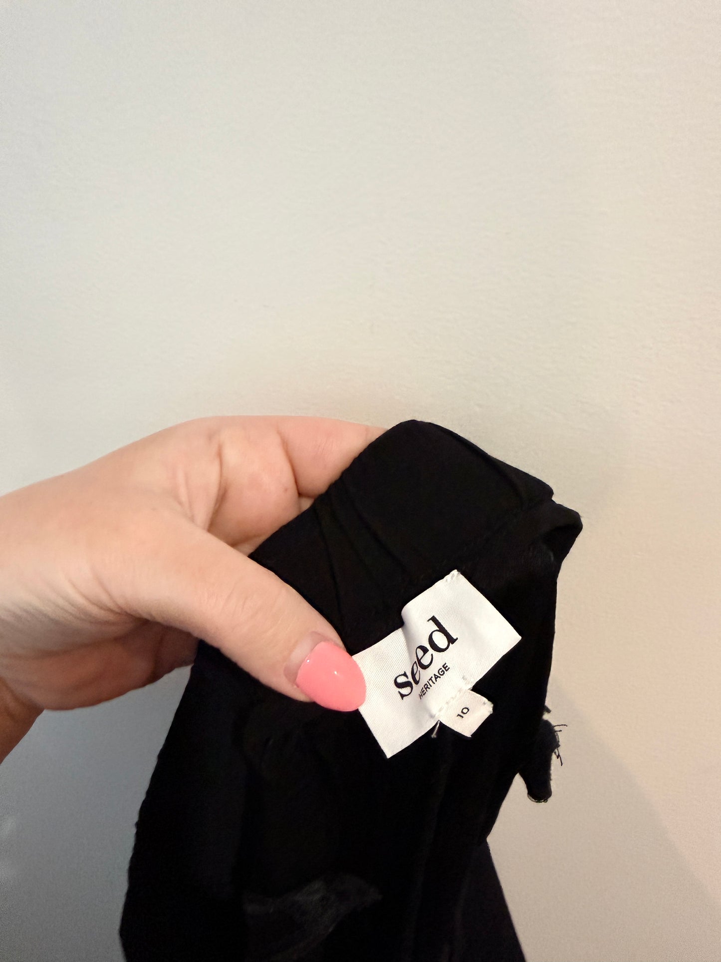 Seed Heritage Tapered Pants - Black Size 10