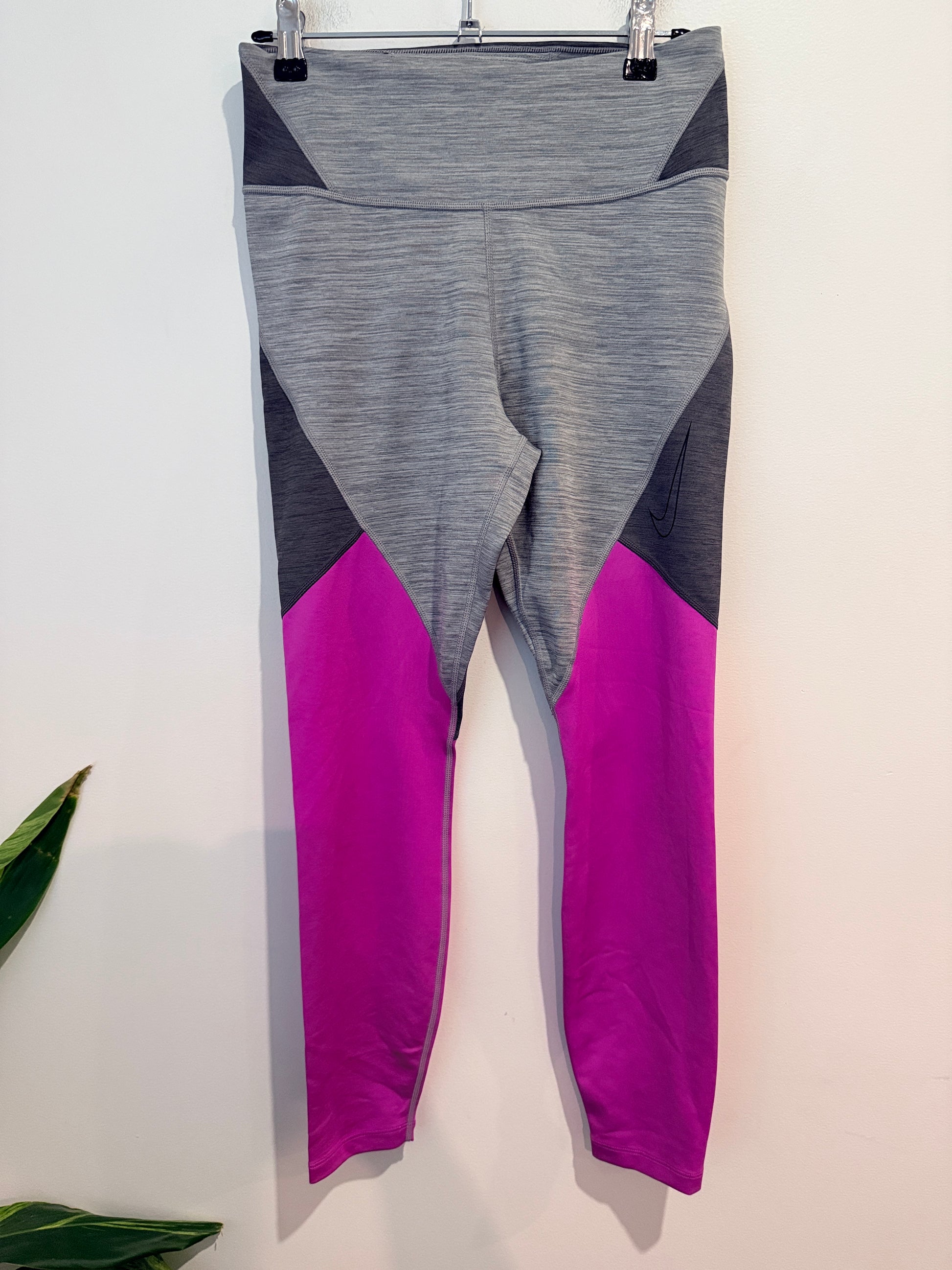 Nike Dri-fit Colour Block Leggings Size M