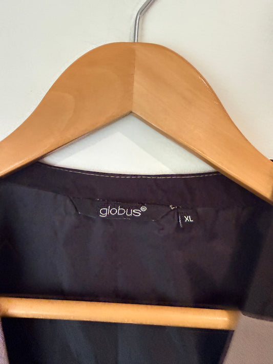 Globus Collarless Open Front Blazer Size XL U/arm to U/arm: 55cm