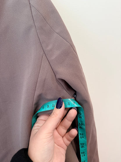 Globus Collarless Open Front Blazer Size XL U/arm to U/arm: 55cm